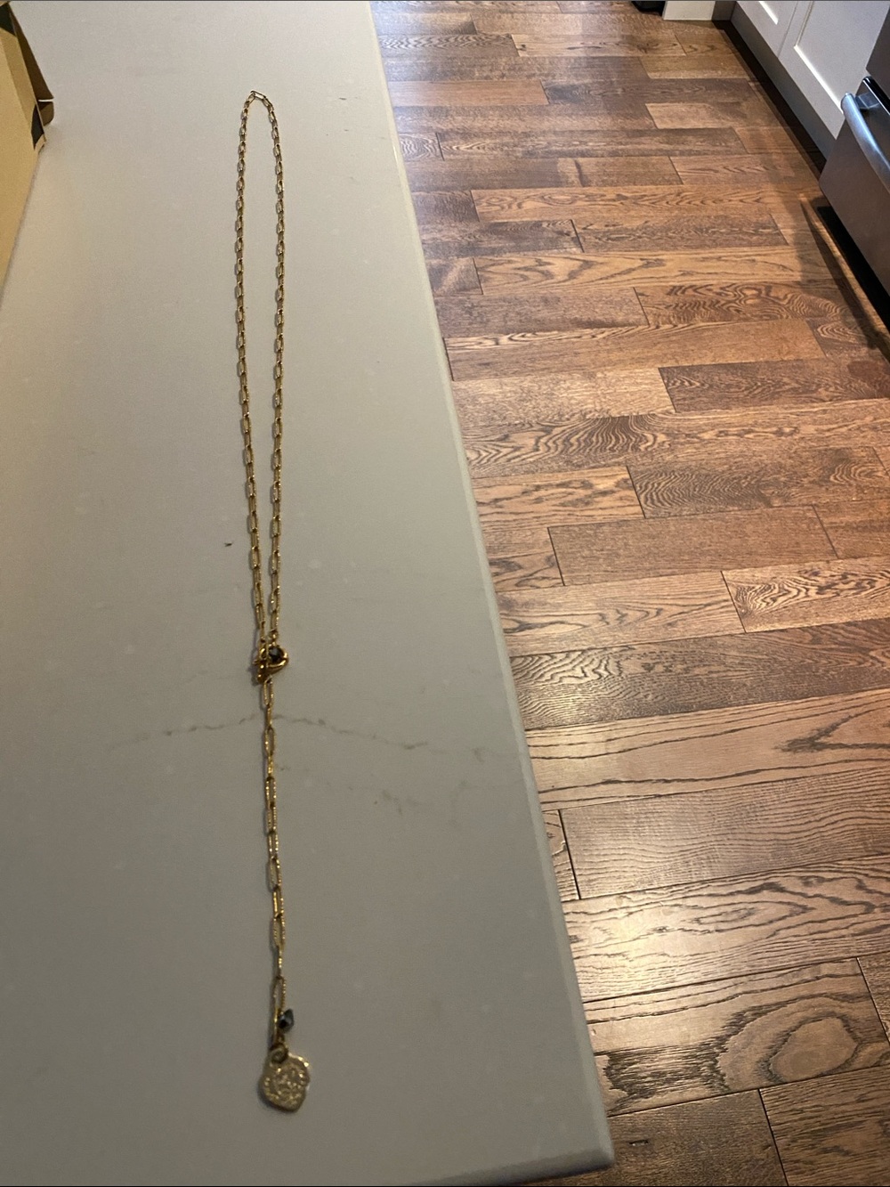 Gold Long Chain Necklace - Women's Jewelry